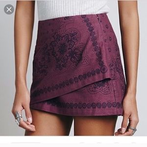 Free people day trip batnik skirt!!
